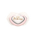 Canpol babies Set symetrických silikonových dudlíků Light touch 6-18m ROYAL BABY růžový