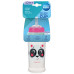 Canpol babies Láhev sportovní s nevylévací slámkou HELLO LITTLE 350 ml béžová