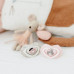 Canpol babies Set symetrických silikonových dudlíků Light touch 6-18m BONJOUR PARIS růžový