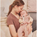 Canpol babies Set symetrických silikonových dudlíků Light touch 18m+ BONJOUR PARIS růžový