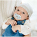 Canpol babies Set symetrických silikonových dudlíků Light touch 0-6m BONJOUR PARIS modrý