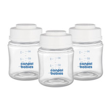 Canpol babies Sada lahví na skladování mléka 3x120ml