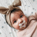 Canpol babies Dudlík 100% silikonový symetrický 0-6m 1ks bílý