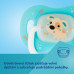 Canpol babies Dudlík 18m+ silikonový symetrický BUNNY&COMPANY růžový