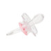 Canpol babies Dudlík 6-18m silikonový symetrický NEWBORN BABY růžový