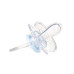 Canpol babies Dudlík 6-18m silikonový symetrický NEWBORN BABY modrý