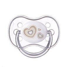 Canpol babies Dudlík 0-6m silikonový symetrický NEWBORN BABY béžový
