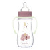 Canpol babies Antikoliková lahev EasyStart se svítícími úchyty SLEEPY KOALA 300ml růžová