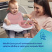 Canpol babies Silikonová dělená miska s přísavkou DOTS 360ml růžová