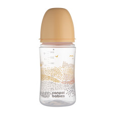 Canpol babies Antikoliková lahev EasyStart MOUNTAINS 240ml béžová