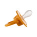 Canpol babies Set symetrických silikonových dudlíků BabiesBoo 0-6m 2ks oranžový