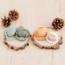Canpol babies  Set symetrických silikonových dudlíků MOUNTAINS 6-18m 2ks žlutý