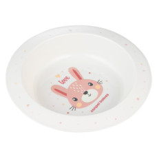 Canpol babies Plastová miska CUTE ANIMALS 270ml zajíc