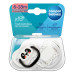Canpol babies Set symetrických silikonových dudlíků BabiesBoo 6-18m 2ks bílý