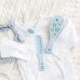 Canpol babies Hřeben a kartáč přírodní měkký NEWBORN BABY modrý