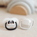 Canpol babies Set symetrických silikonových dudlíků BabiesBoo 0-6m bílý