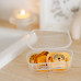 Canpol babies Set symetrických silikonových dudlíků BabiesBoo 18m+ 2ks oranžový