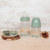 Canpol babies Antikoliková lahev EasyStart MOUNTAINS 240ml zelená
