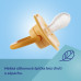 Canpol babies Set symetrických silikonových dudlíků BabiesBoo 6-18m 2ks bílý