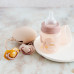 Canpol babies Dudlík silikonový symetrický Light touch GOLD 0-6m 2ks růžový