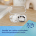 Canpol babies Set symetrických silikonových dudlíků BabiesBoo 6-18m 2ks bílý