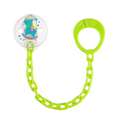Canpol babies Řetízek na dudlík TOYS zelený