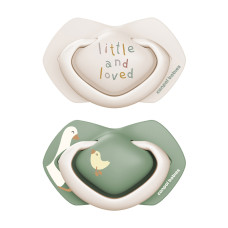 Canpol babies Dudlík silikonový symetrický Light touch GOOSE 6-18m 2ks