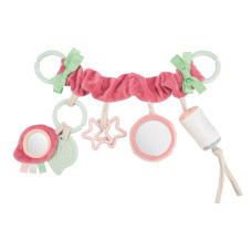 Canpol babies Závěsná hračka na kočárek/autosedačku  PASTEL FRIENDS růžová