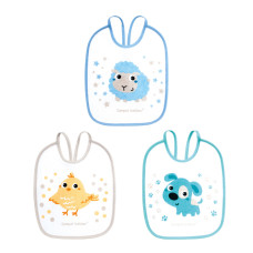 Canpol babies Bryndák froté/PVC BUNNY & COMPANY 3ks