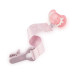 LOVI Stužka na dudlík s klipem BABY SHOWER holka