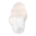 Canpol babies Hrneček nevylévací se slámkou a závažím 270ml krémový