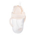 Canpol babies Hrneček nevylévací se slámkou a závažím 270ml krémový