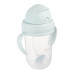 Canpol babies Hrneček nevylévací se slámkou a závažím 270ml zelený