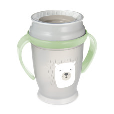 LOVI Hrneček 360° se svítícími úchyty BUDDY BEAR 250ml 9m+