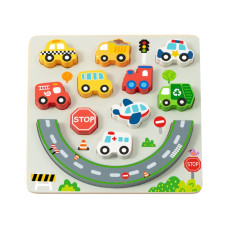 2Kids Toys Balanční puzzle City 2 v 1
