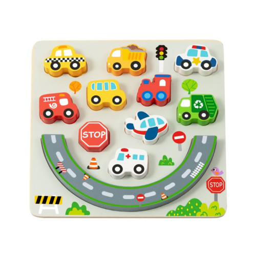 2Kids Toys Balanční puzzle City 2 v 1 2Kids Toys Balanční puzzle City 2 v 1