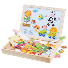 2Kids Toys Magnetická tabulka Farma 102 dílků