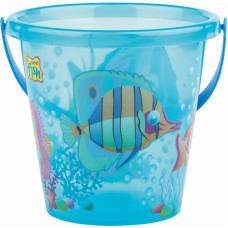 Androni Kyblík rybičky průhledný - průměr 17 cm modrý