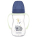 Antikolik. lahvička se širokým hrdlem a svítícími úchyty, Sleepy Koala, 240 ml - modrá