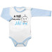 Baby Nellys Body dlouhý rukáv s vtipným textem, A TEĎ tady velím JÁ!, Kluk, vel. 86