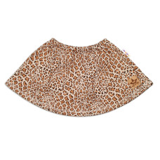 BABY NELLYS Dětská sukně Gepard - hnědá, vel. 98