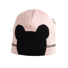 Baby Nellys Jarní, podzimní čepice Mouse, sv. růžova