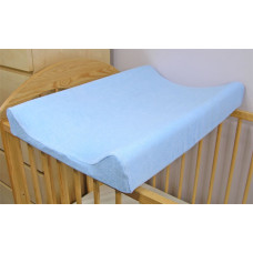 Baby Nellys Jersey potah na přebalovací podložku, 60cm x 80cm  - modrý