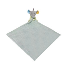 Baby Ručník s hračkou Slon, 35x35cm , šedý