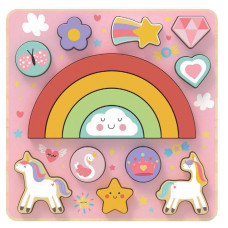 Balanční puzzle Unicorn 2 v 1