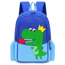Batoh, aktovka pro předškoláka Dino King - modrý