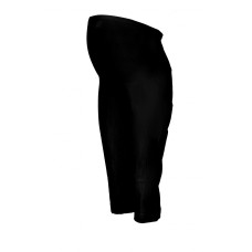 Be MaaMaa Těhotenské 3/4 kalhoty s elastickým pásem - černé, vel. M