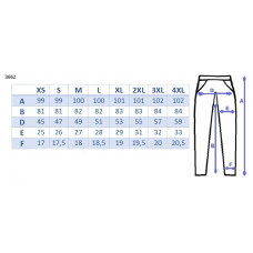 Be MaaMaa Těhotenské kalhoty letní bez břišního pásu - tmavý jeans, vel. M