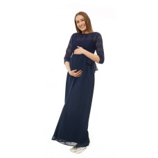 Be MaaMaa Těhotenské, společenské šaty - granátové, vel. XXL