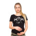 Be MaaMaa Těhotenské triko Mom Life - černá, vel. XL